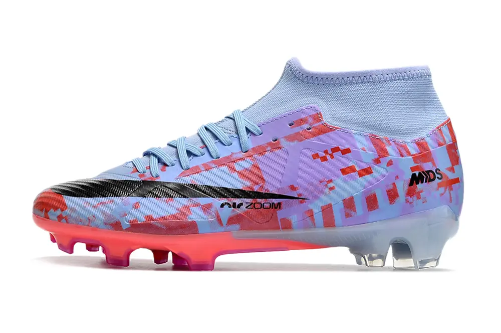 Nike Air Zoom Mercurial Superfly 9 Academy FG - Blue/Sky Blue/Coral Pink
