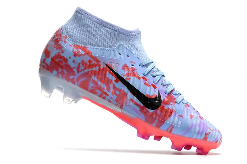 Nike Air Zoom Mercurial Superfly 9 Academy FG - Blue/Sky Blue/Coral Pink