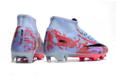Nike Air Zoom Mercurial Superfly 9 Academy FG - Blue/Sky Blue/Coral Pink