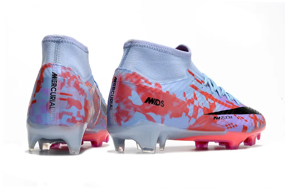 Nike Air Zoom Mercurial Superfly 9 Academy FG - Blue/Sky Blue/Coral Pink