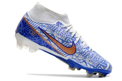CR7 x Nike Air Zoom Mercurial Superfly 9 Academy FG - Blue/Electric Blue/Brilliant Orange