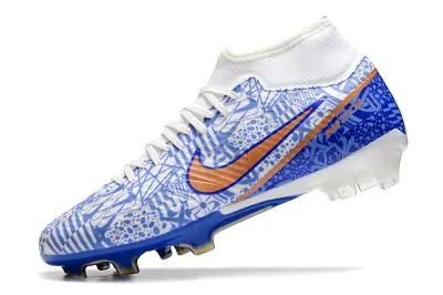 CR7 x Nike Air Zoom Mercurial Superfly 9 Academy FG - Blue/Electric Blue/Brilliant Orange