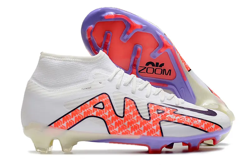 Nike Air Zoom Mercurial Superfly 9 Academy FG - White/Flame Orange/Sharp Purple