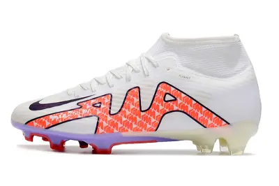 Nike Air Zoom Mercurial Superfly 9 Academy FG - White/Flame Orange/Sharp Purple