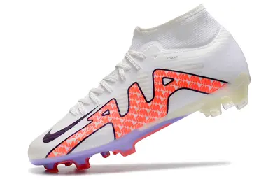 Nike Air Zoom Mercurial Superfly 9 Academy FG - White/Flame Orange/Sharp Purple