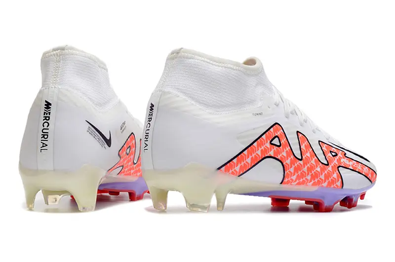 Nike Air Zoom Mercurial Superfly 9 Academy FG - White/Flame Orange/Sharp Purple