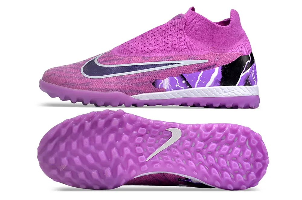 Nike Phantom GX Elite DF TF - Pink/Electric Purple/Black Lightning