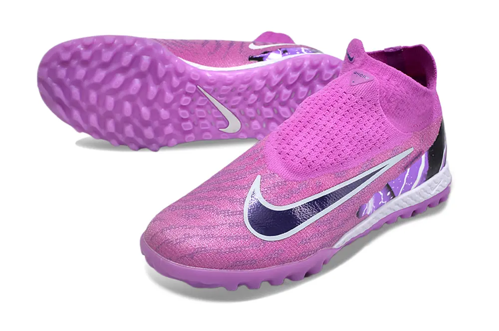 Nike Phantom GX Elite DF TF - Pink/Electric Purple/Black Lightning
