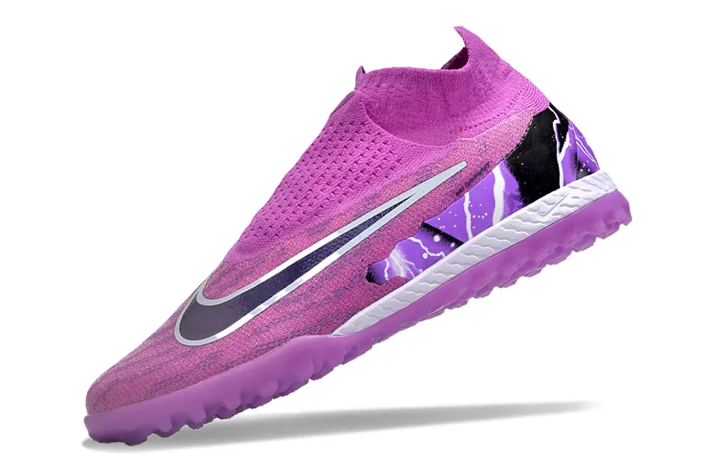 Nike Phantom GX Elite DF TF - Pink/Electric Purple/Black Lightning