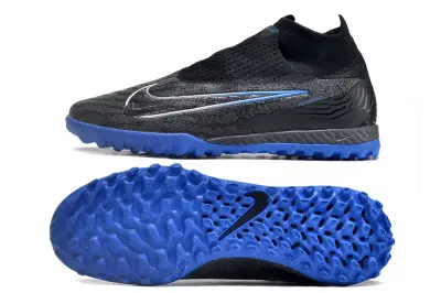 Nike Phantom GX Elite DF TF - Black/Electric Blue/Charcoal Grey