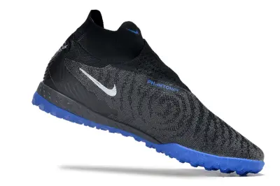 Nike Phantom GX Elite DF TF - Black/Electric Blue/Charcoal Grey