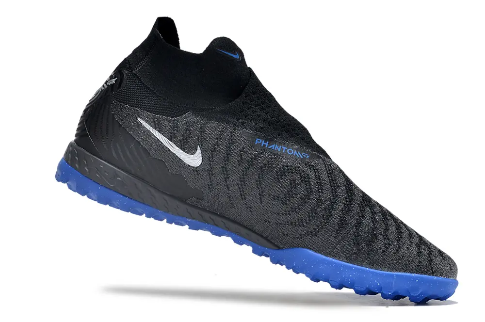 Nike Phantom GX Elite DF TF - Black/Electric Blue/Charcoal Grey