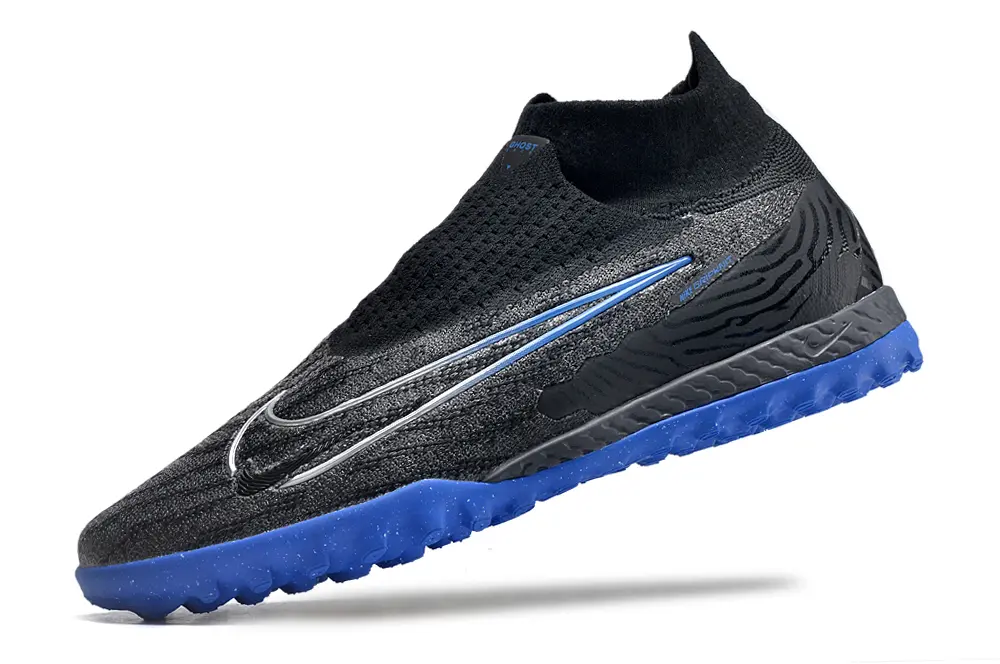 Nike Phantom GX Elite DF TF - Black/Electric Blue/Charcoal Grey