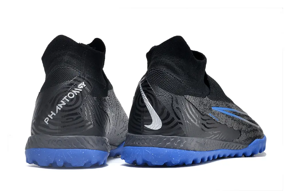 Nike Phantom GX Elite DF TF - Black/Electric Blue/Charcoal Grey