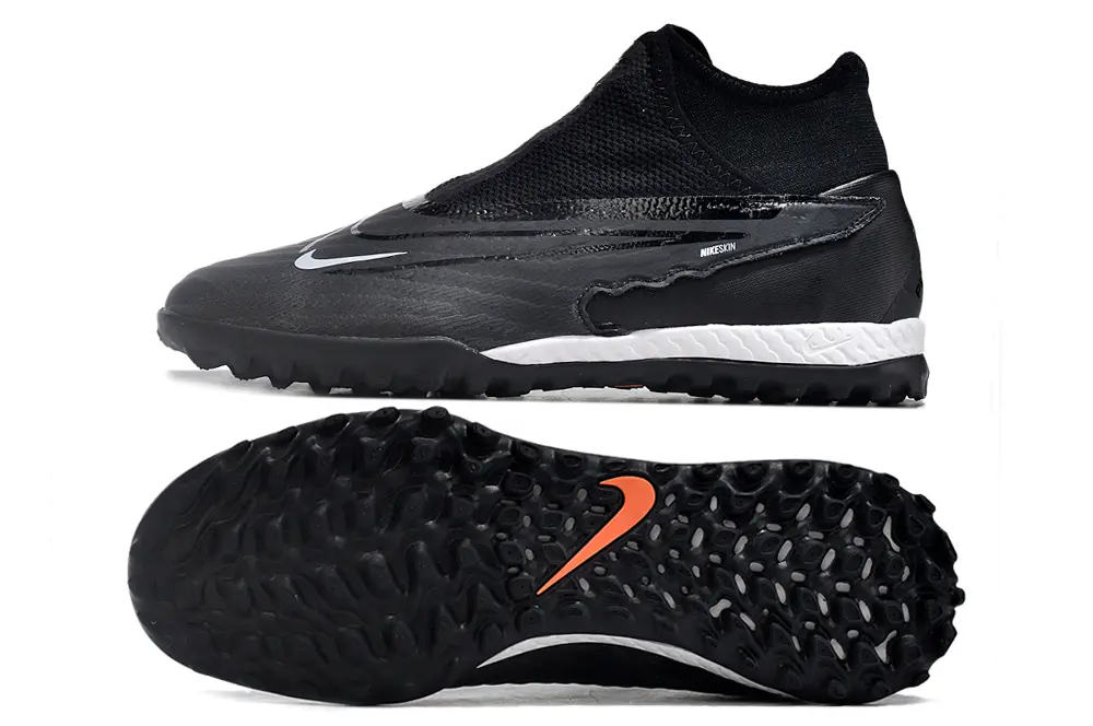 Nike Phantom GX Elite DF TF - Black/Graphite Grey/Blaze Orange