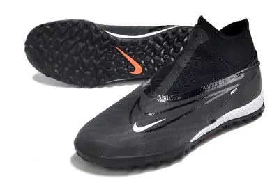Nike Phantom GX Elite DF TF - Black/Graphite Grey/Blaze Orange