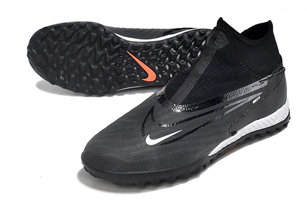 Nike Phantom GX Elite DF TF - Black/Graphite Grey/Blaze Orange
