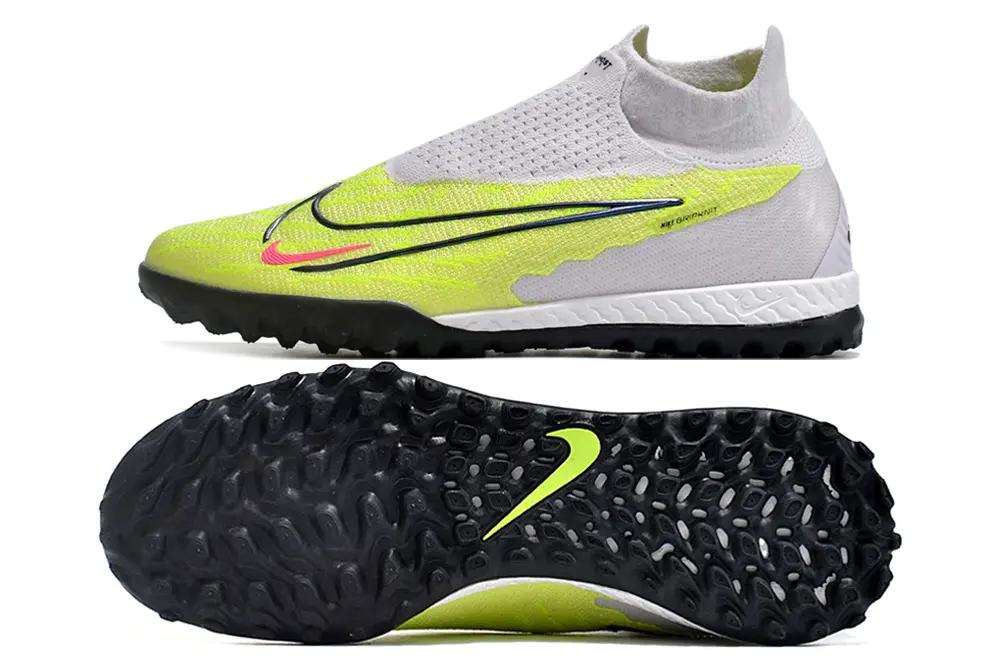 Nike Phantom GX Elite DF TF - Yellow/Lime Green/Silver Grey