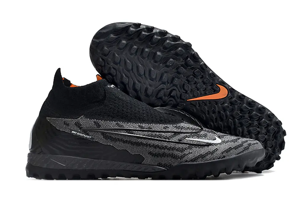Nike Phantom GX Elite DF TF - Black/Charcoal Grey/Flame Orange