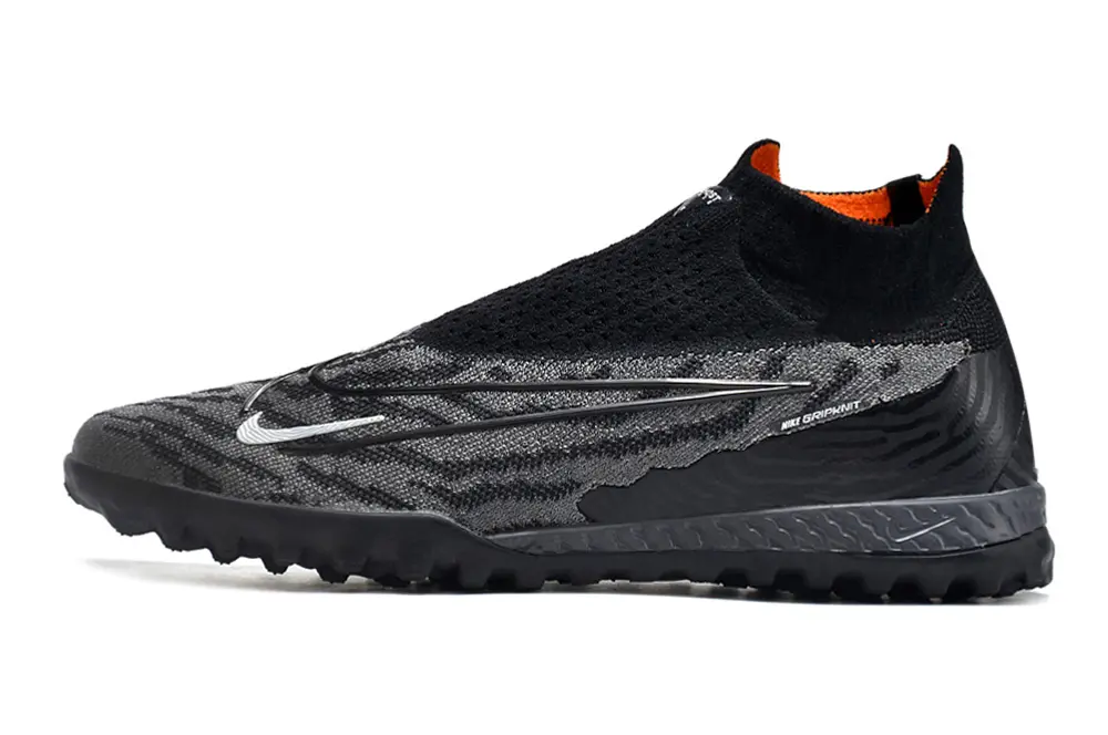 Nike Phantom GX Elite DF TF - Black/Charcoal Grey/Flame Orange