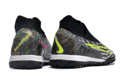 Nike Phantom GX Elite DF TF - Black/Lime Green/Gray Pattern