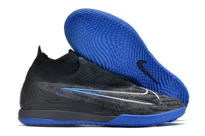 Nike Phantom GX Elite DF IC - Black/Electric Blue/Shadow Gray