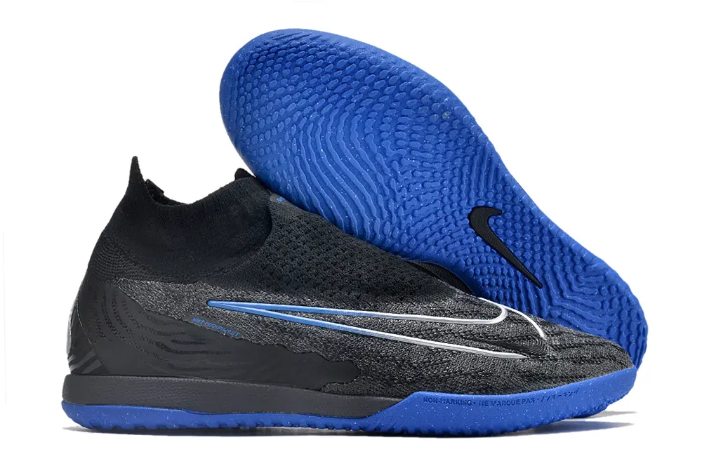 Nike Phantom GX Elite DF IC - Black/Electric Blue/Shadow Gray