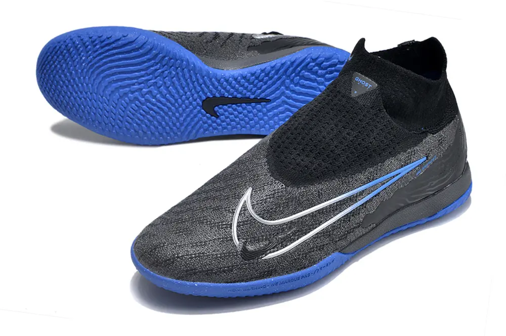Nike Phantom GX Elite DF IC - Black/Electric Blue/Shadow Gray