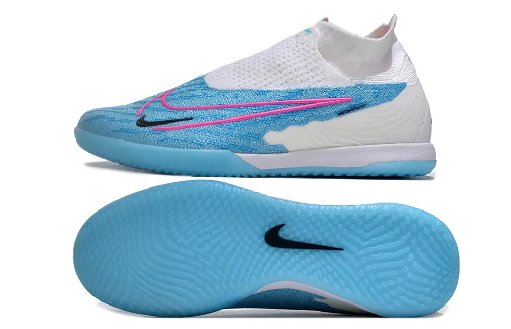 Nike Phantom GX Elite DF IC - Blue/Sky Blue/Neon Pink