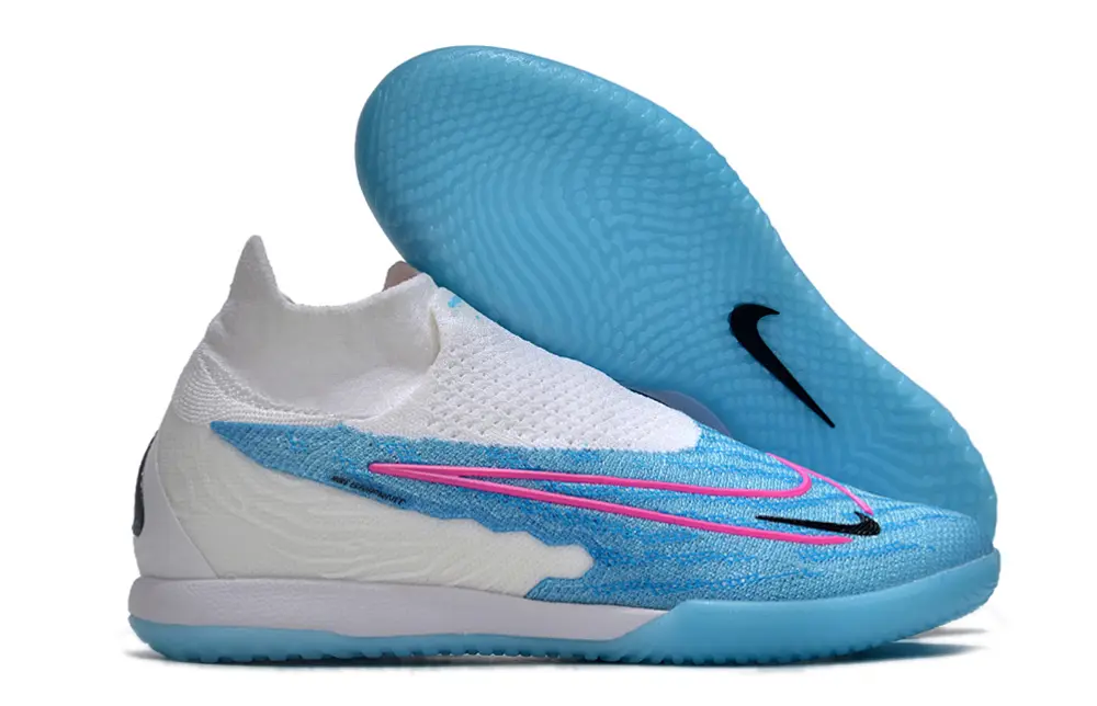 Nike Phantom GX Elite DF IC - Blue/Sky Blue/Neon Pink