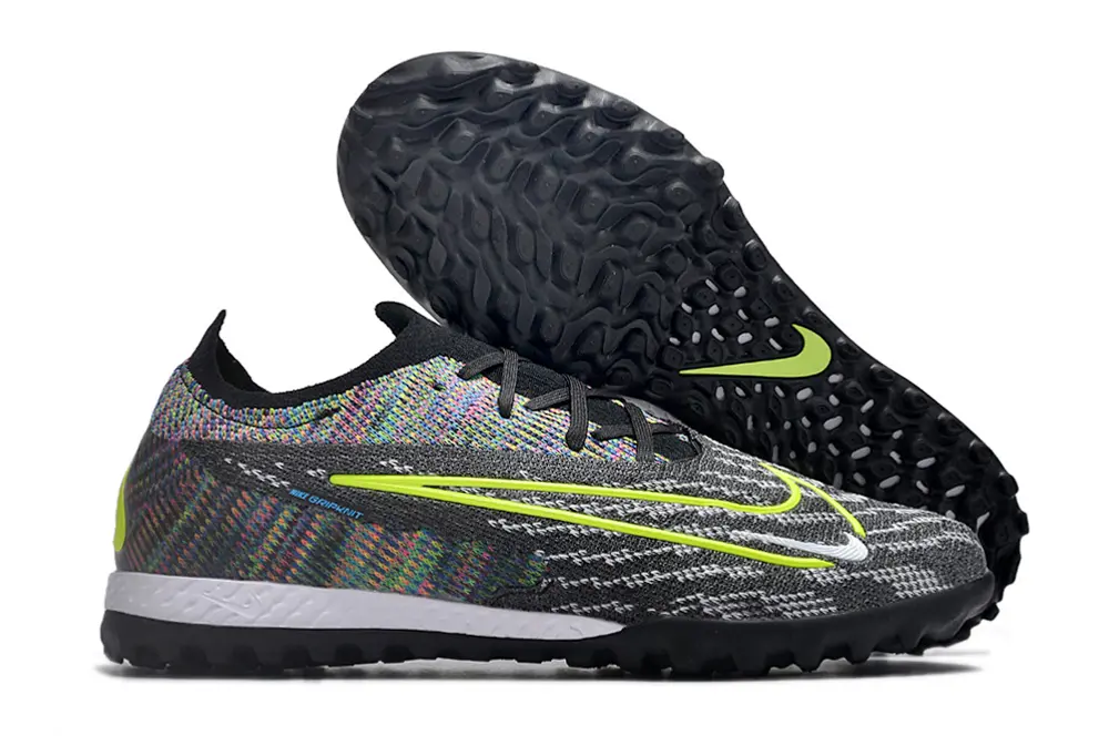 Nike Phantom GX Elite TF - Black/Fluorescent Yellow/Gray