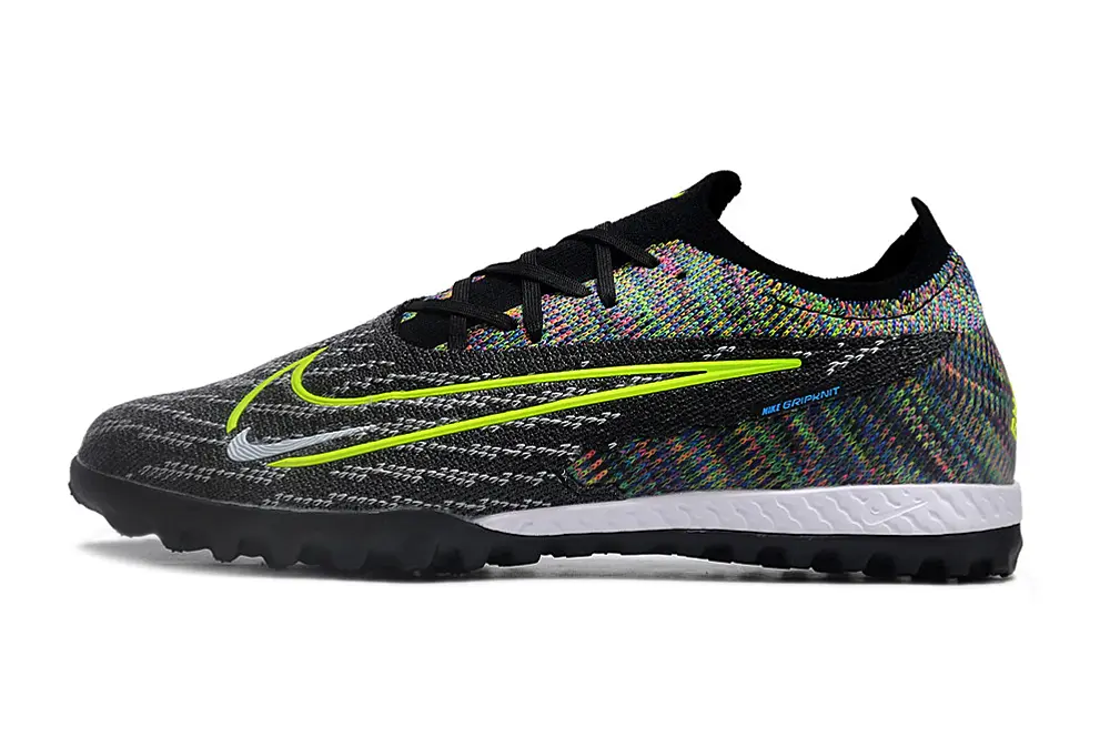 Nike Phantom GX Elite TF - Black/Fluorescent Yellow/Gray