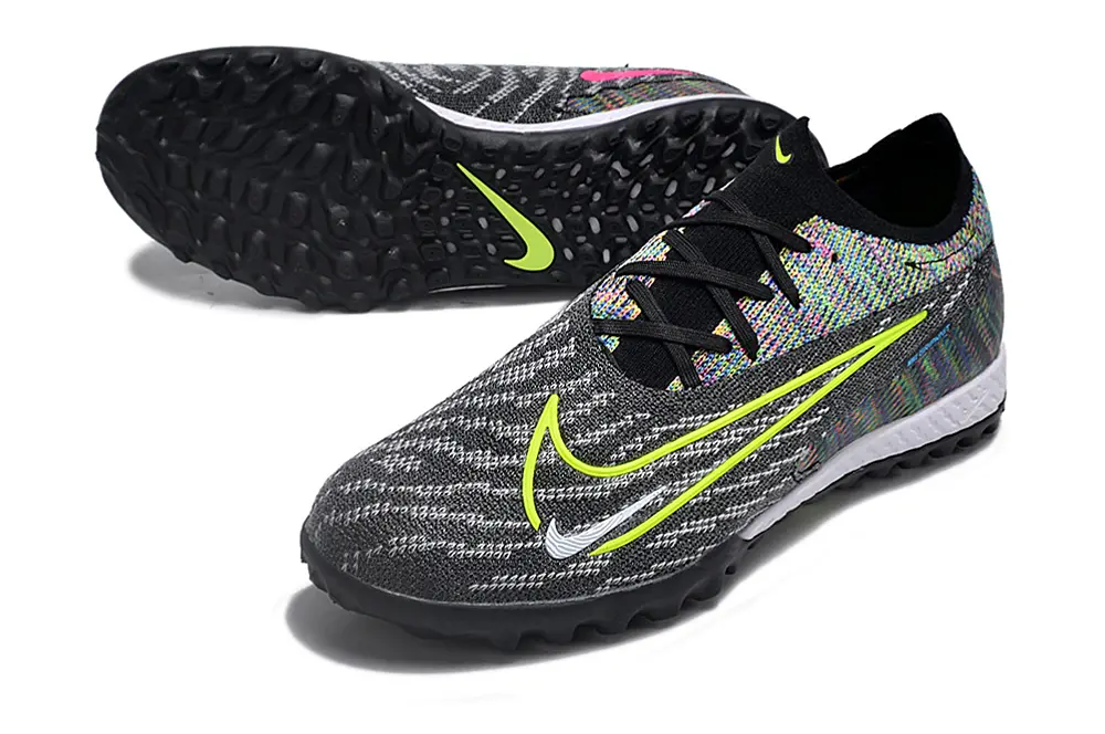 Nike Phantom GX Elite TF - Black/Fluorescent Yellow/Gray