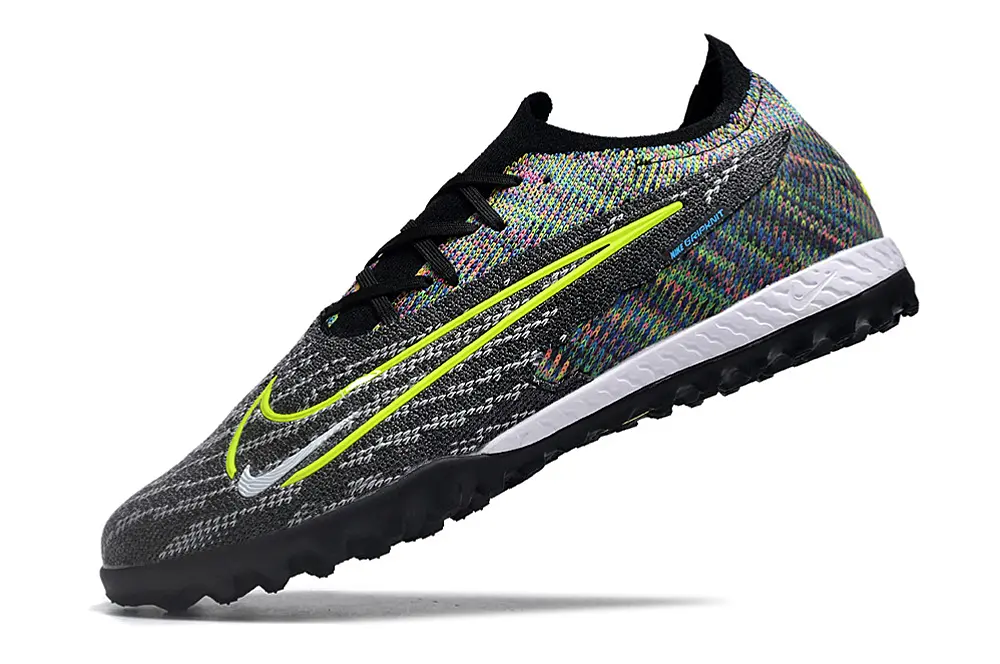 Nike Phantom GX Elite TF - Black/Fluorescent Yellow/Gray