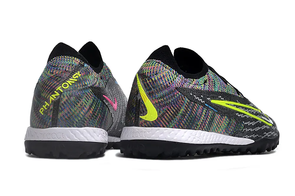 Nike Phantom GX Elite TF - Black/Fluorescent Yellow/Gray