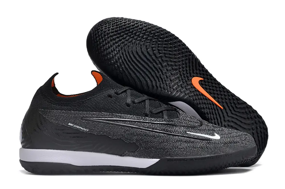 Nike Phantom GX Elite IC - Black/Charcoal Shadow/Crimson Burst