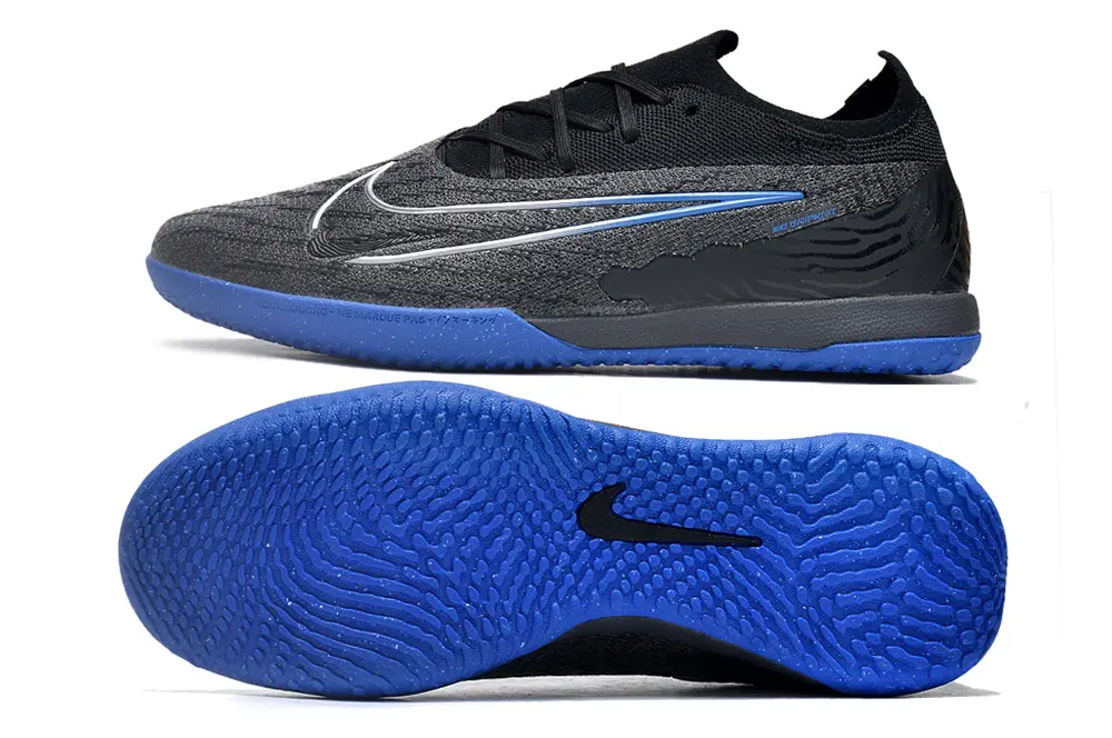 Nike Phantom GX Elite IC - Black/Electric Blue/Gray Mist