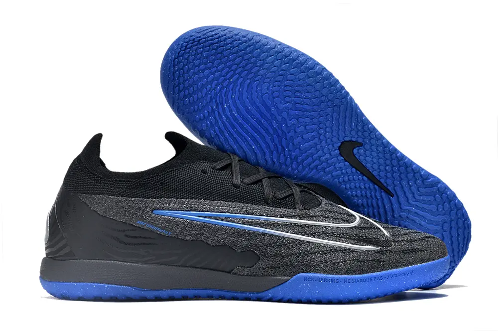 Nike Phantom GX Elite IC - Black/Electric Blue/Gray Mist