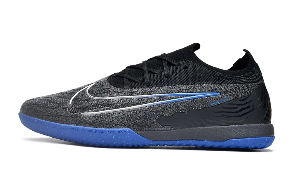 Nike Phantom GX Elite IC - Black/Electric Blue/Gray Mist