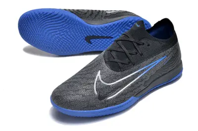 Nike Phantom GX Elite IC - Black/Electric Blue/Gray Mist