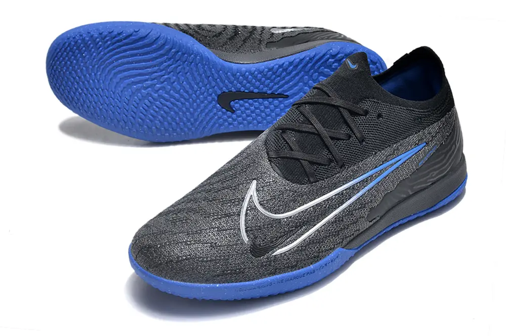 Nike Phantom GX Elite IC - Black/Electric Blue/Gray Mist