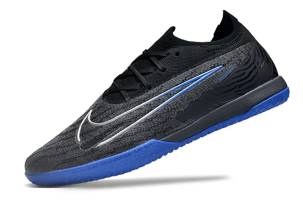 Nike Phantom GX Elite IC - Black/Electric Blue/Gray Mist