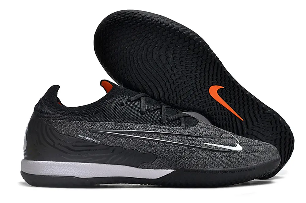 Nike Phantom GX Elite IC - Black/Graphite Grey/Neon Orange