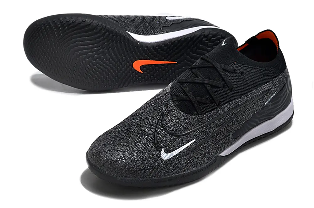 Nike Phantom GX Elite IC - Black/Graphite Grey/Neon Orange