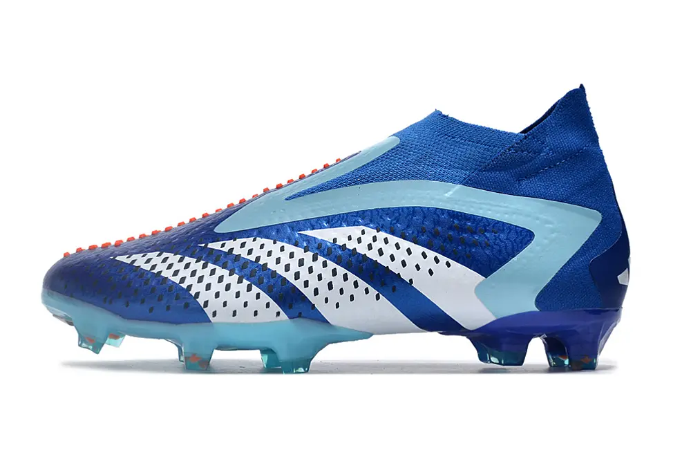 Adidas Predator Accuracy+ Laceless FG - Blue/Cool Blue/Snow White