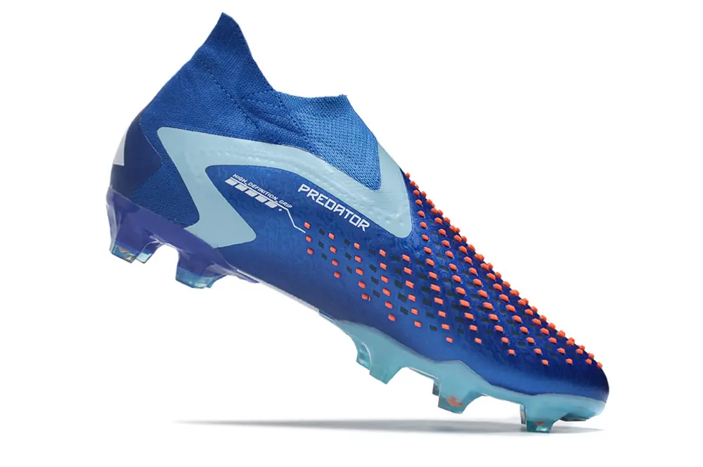 Adidas Predator Accuracy+ Laceless FG - Blue/Cool Blue/Snow White