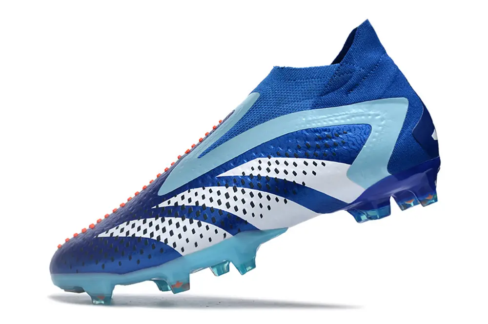 Adidas Predator Accuracy+ Laceless FG - Blue/Cool Blue/Snow White