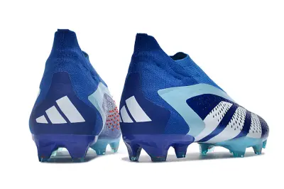 Adidas Predator Accuracy+ Laceless FG - Blue/Cool Blue/Snow White