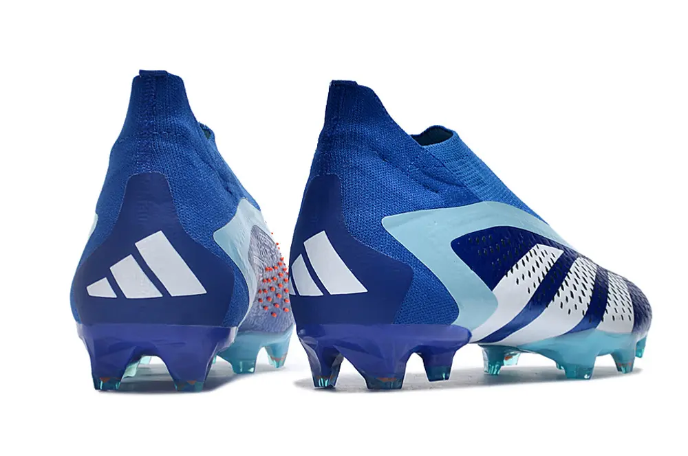 Adidas Predator Accuracy+ Laceless FG - Blue/Cool Blue/Snow White