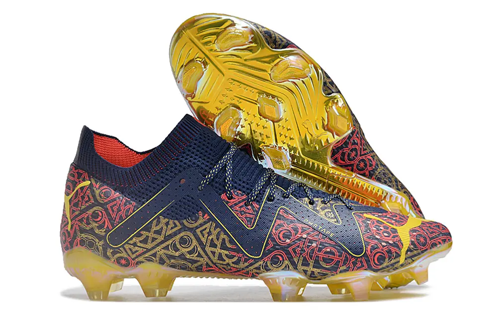 Puma Future Ultimate FG - Navy/Crimson Red/Golden Yellow